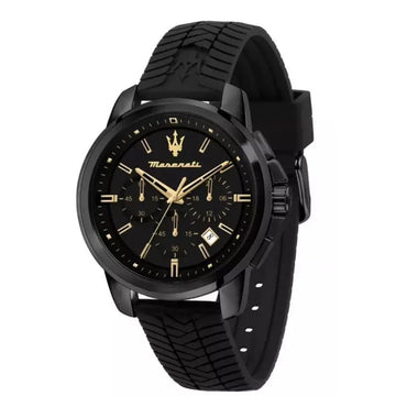 Maserati Luxury Watch Men's Sports Racing Success Series Fashion Multifunction Waterproof Silicone Strap Quartz Watch